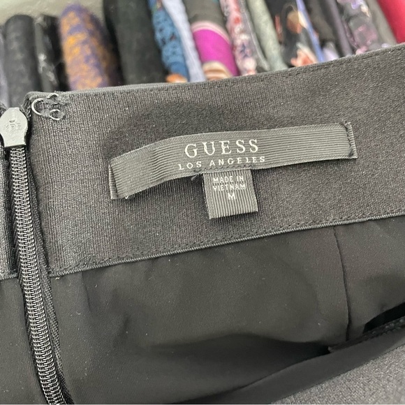 GUESS Los Angeles Black Stretchy Bodycon Mesh Pencil Skirt - Picture 4 of 5